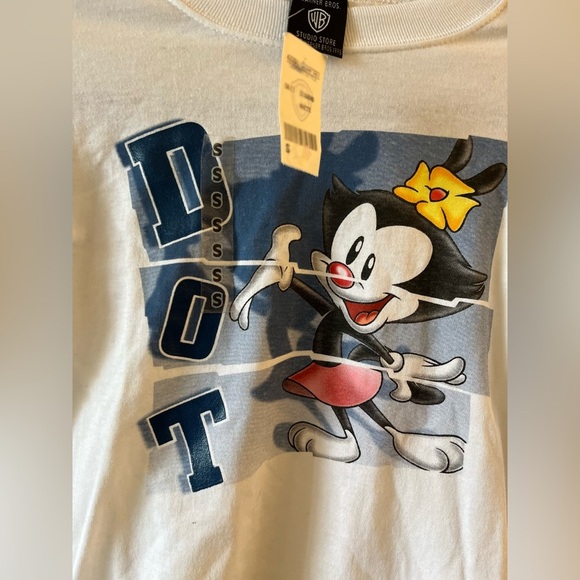 NWT VTG 1998 Warners Bros. Studio Dots Graphic Tee - Picture 2 of 6